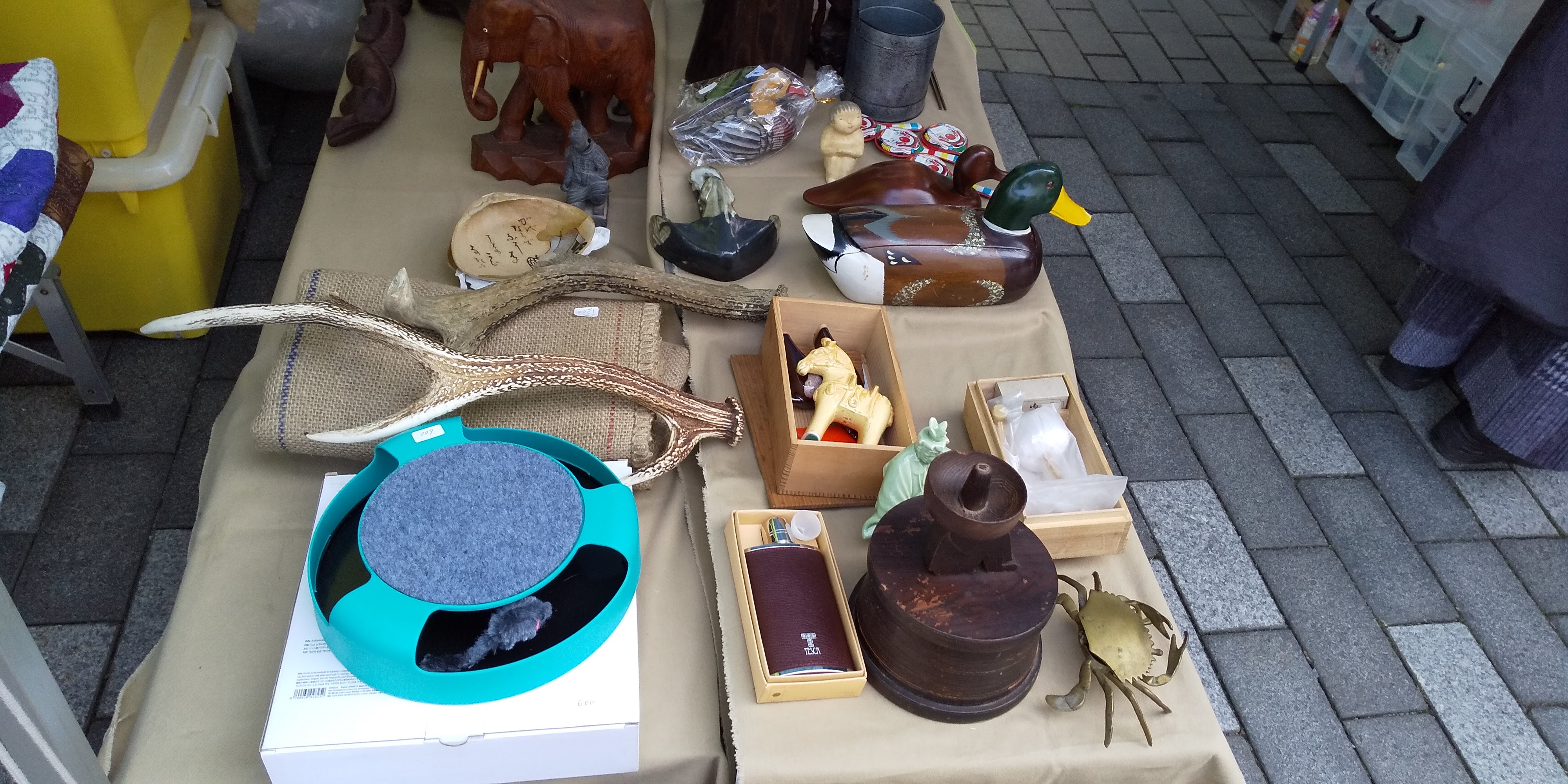 大和 骨董市 馬グッズ