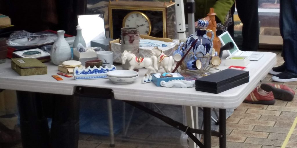 大和 骨董市 馬グッズ