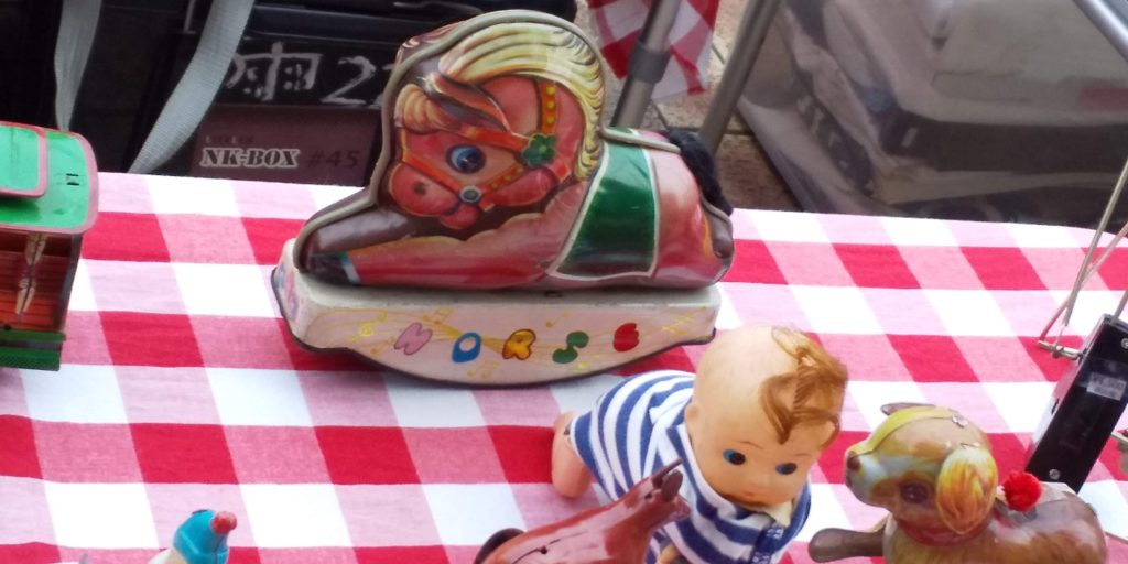 大和 骨董市 馬グッズ